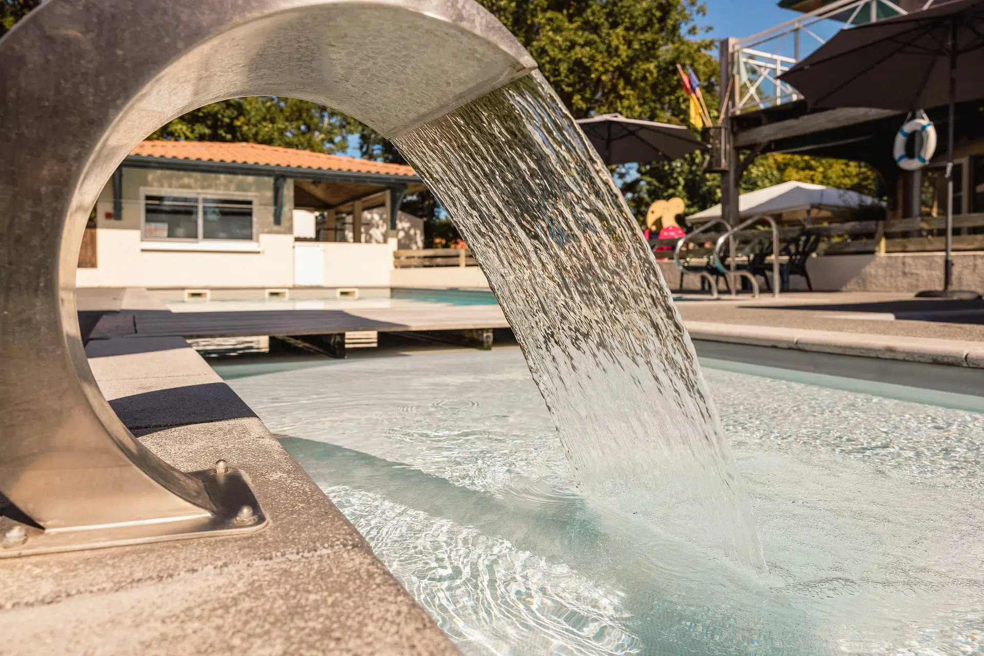 camping avec piscine chauffee au cap feret