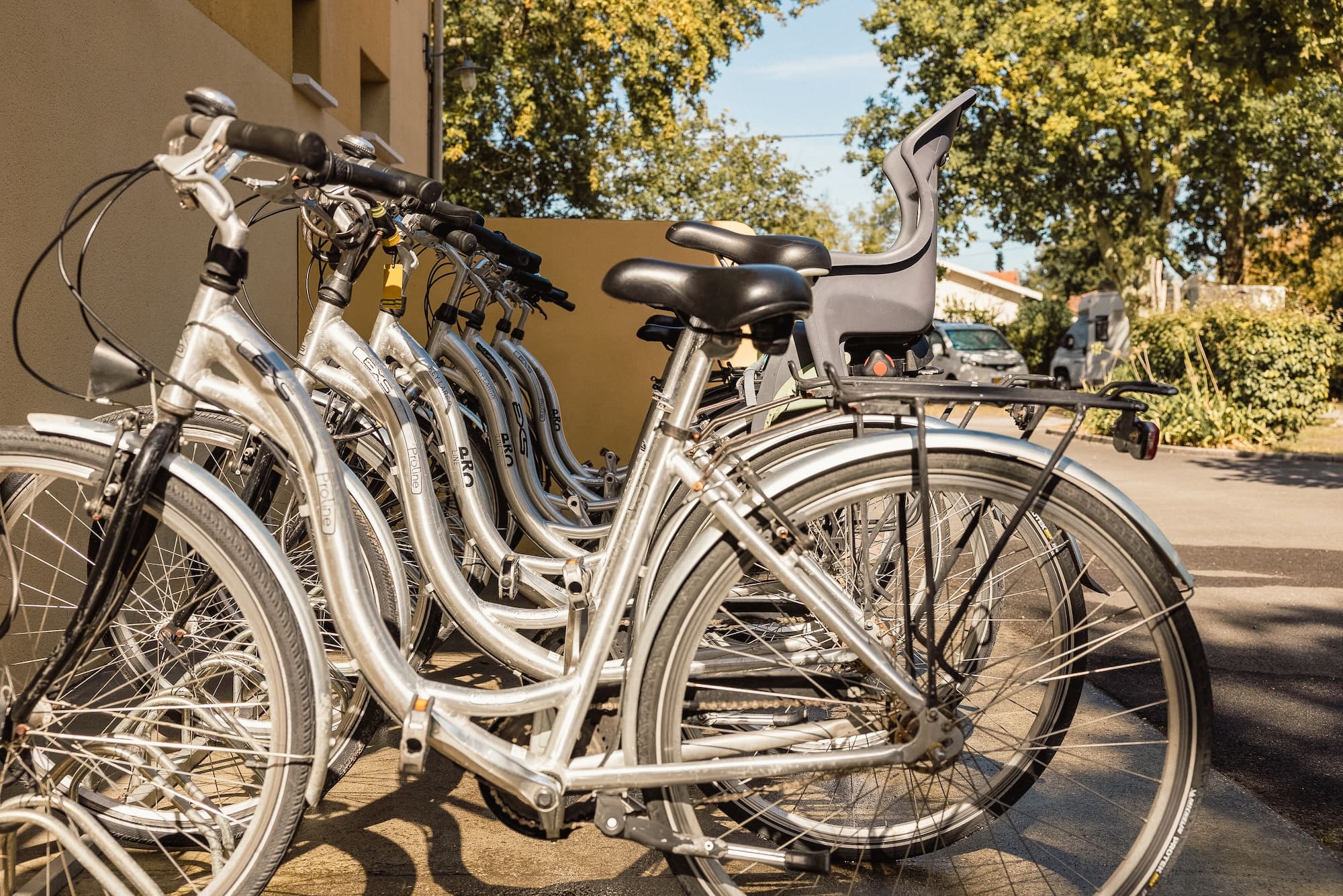 Camping pasteur vélos offre piéton