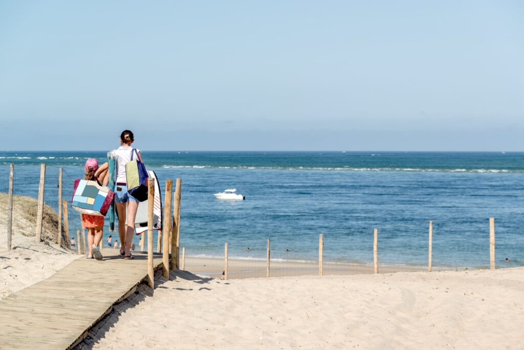 activités famille camping pasteur plage promenade