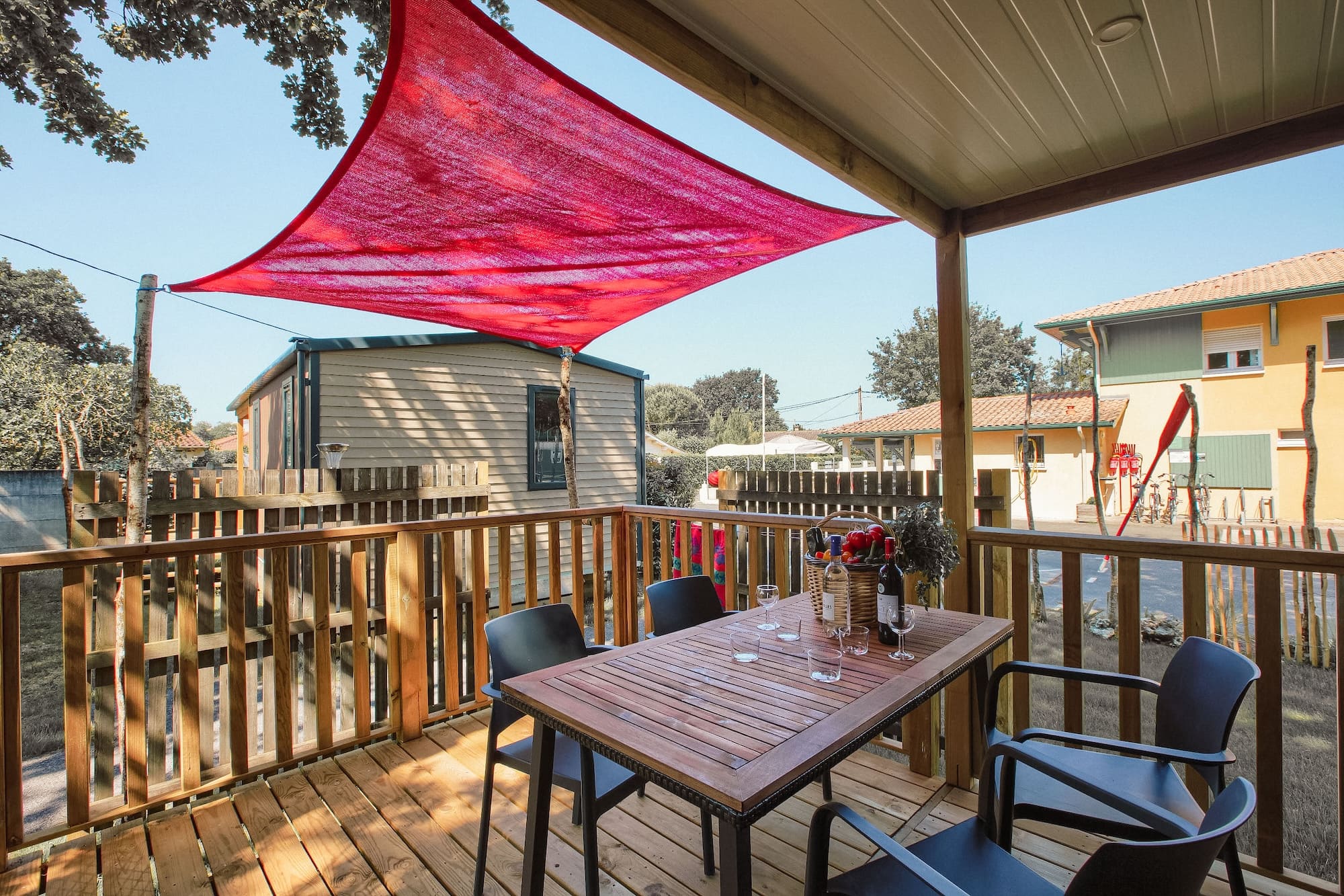 camping pasteur arès cottage mobil home premium